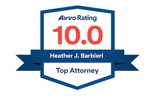 Avvo Rating 10.0 Top Attorney badge