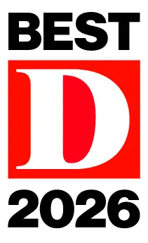 Best D 2026 award badge