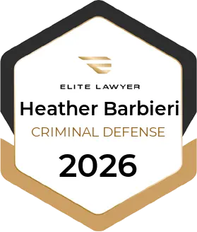 Elite Lawyer Heather Barbieri Criminal Defense 2026 badge