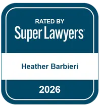 Super Lawyers 2026 badge for Heather Barbieri