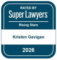 Super Lawyers Rising Stars 2026 Kristen Gavigan badge